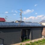 ソーラーパネル設置しました